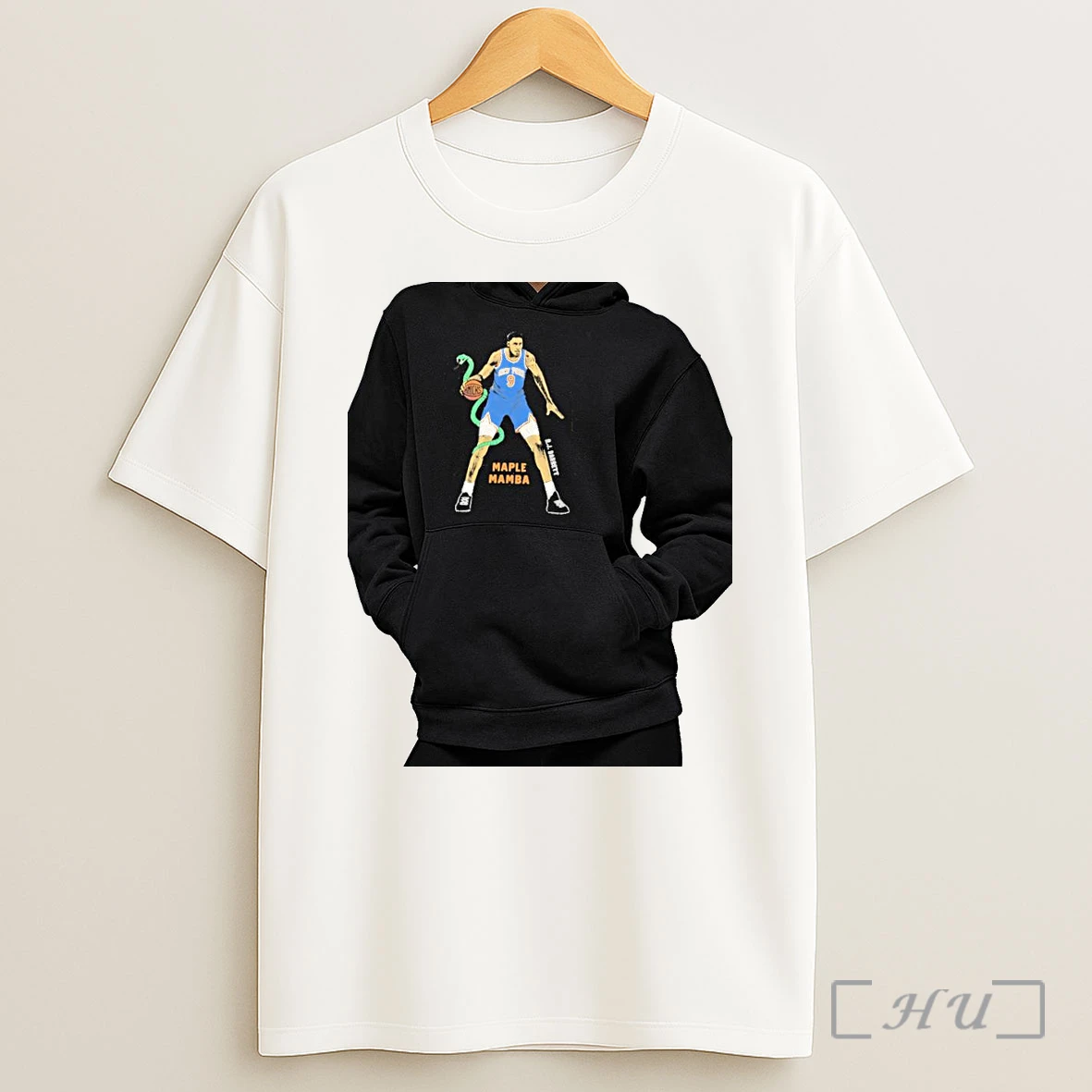 Officials R J Barrett New York Knicks Maple Mamba Shirt