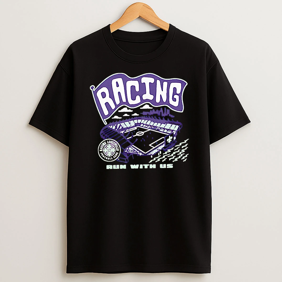 Officials Racing Louisville Football Club Run With Us Stadium Premium T Shirt Sweatshirt Hoodie