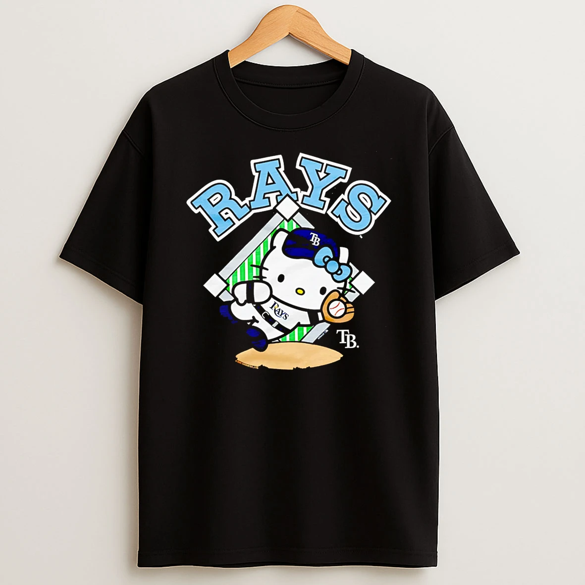 Officials Rays Hello Kitty Baseball Premium T Shirt Sweatshirt Hoodie