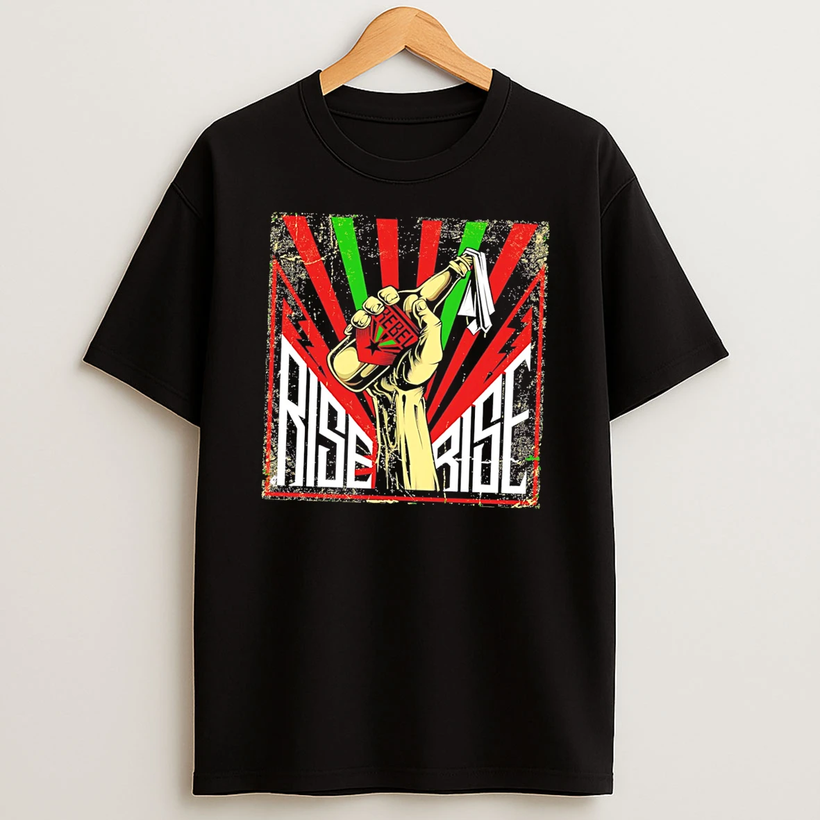 Officials Rebel Rise Distressed Molotov Cocktail Resistance Tee Premium T Shirt Sweatshirt Hoodie