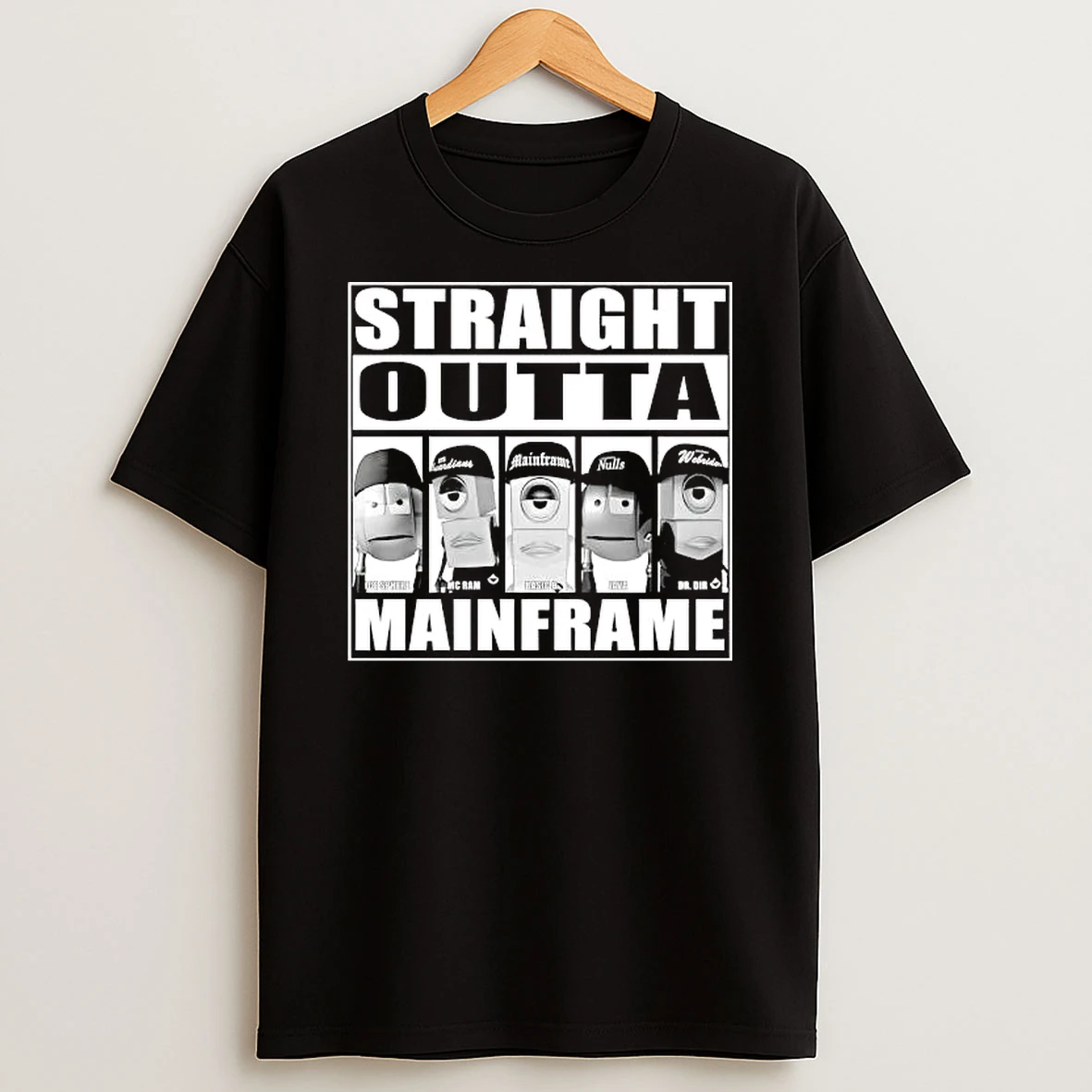 Officials Rebooting Systems Straight Outta Mainframe Ice Sphere Mc Ram Basic B Java Dr Dir Premium T Shirt Sweatshirt Hoodie