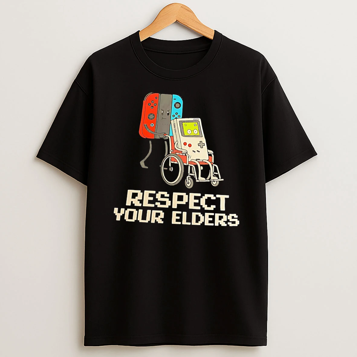 Officials Respect Your Elders Nintendo Switch And Game Boy Gaming Tee Premium T Shirt Sweatshirt Hoodie