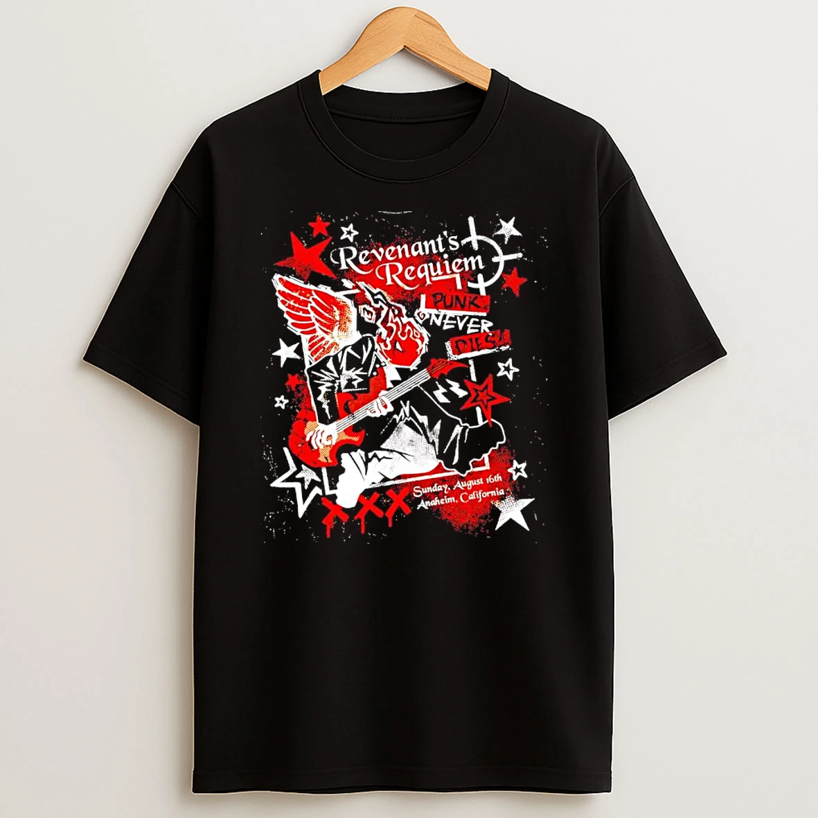 Officials Revenant S Requiem Punk Never Dies Sunday August 16th Anaheim California Premium T Shirt Sweatshirt Hoodie