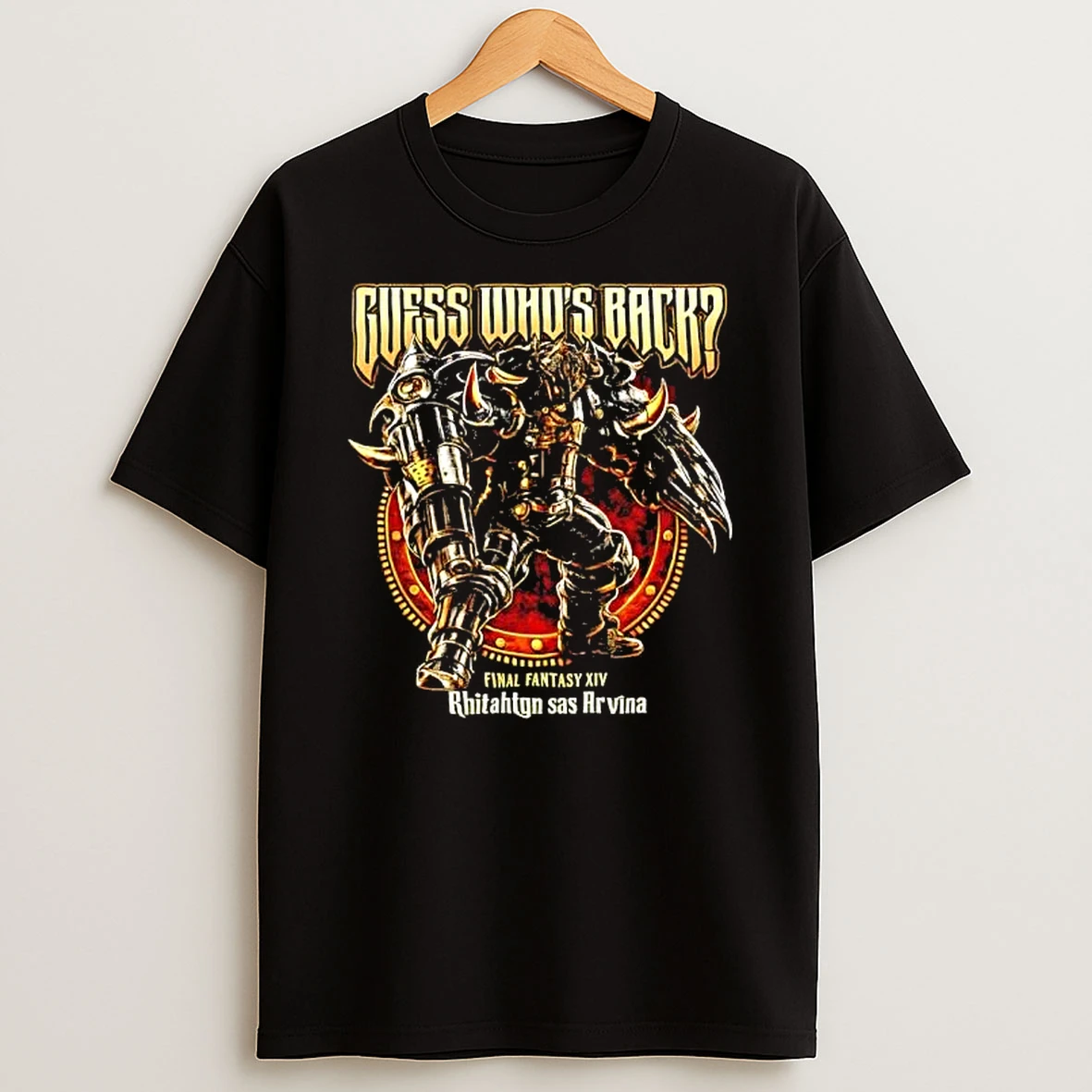 Officials Rhitahtyn Sas Arvina Guess Whos Back Final Fantasy Xiv Premium T Shirt Sweatshirt Hoodie