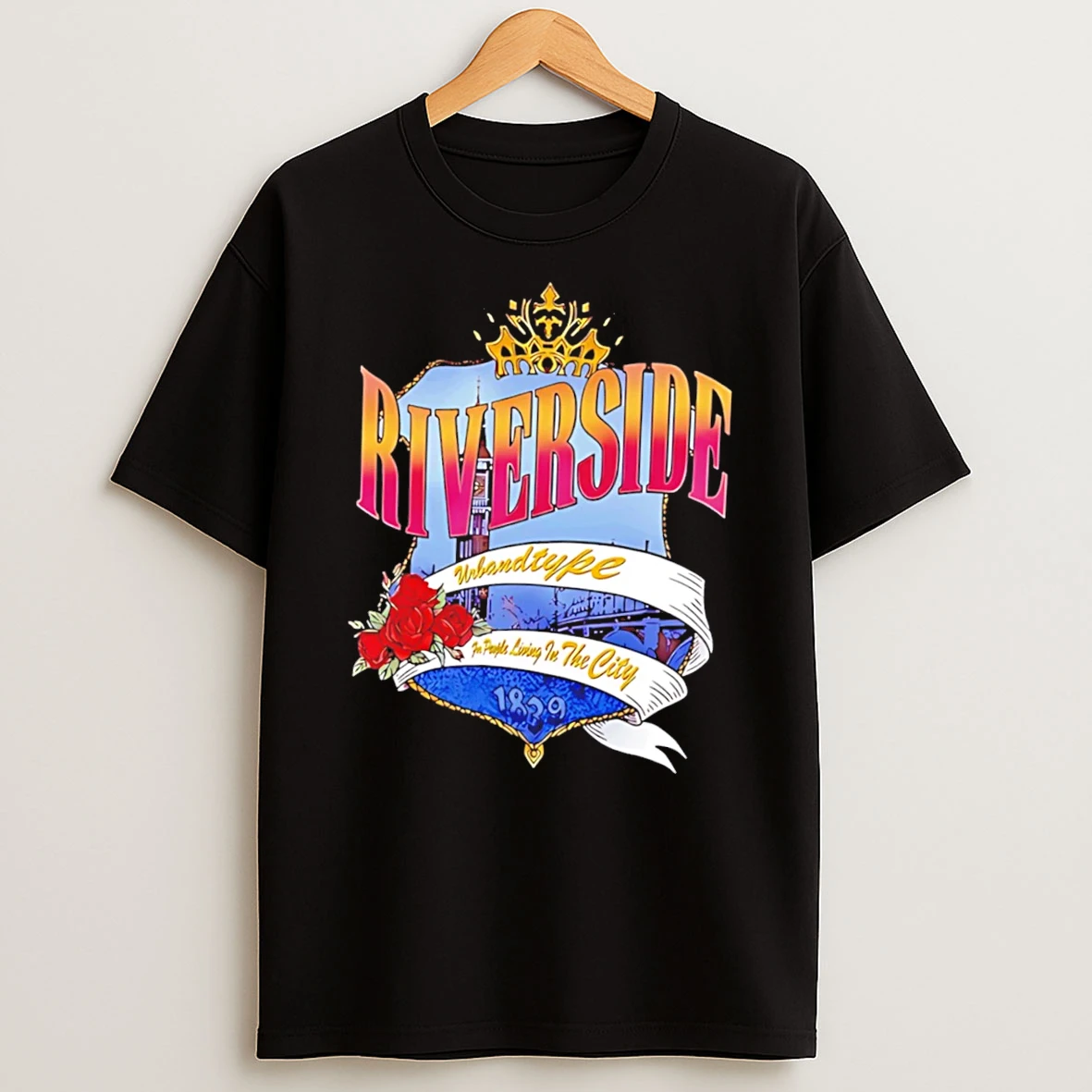 Officials Riverside Urbantype For People Living In The City 1839 London Big Ben Tee Premium T Shirt Sweatshirt Hoodie