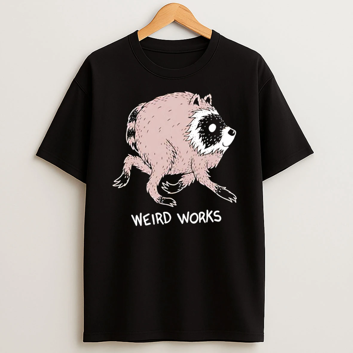 Officials Round Raccoon Running Weird Works Premium T Shirt Sweatshirt Hoodie