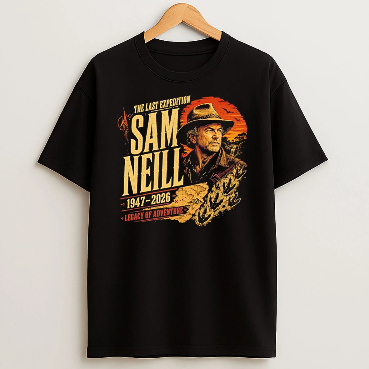 Officials Sam Neill The Last Expedition 1947 2026 Legacy Of Adventure Tee Premium T Shirt Sweatshirt Hoodie