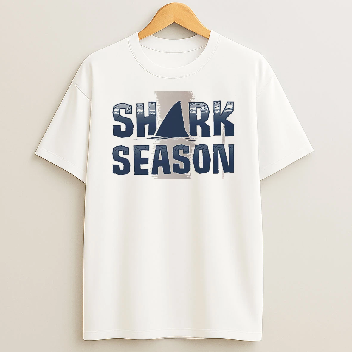 Officials Shark Season White Premium T Shirt Sweatshirt Hoodie