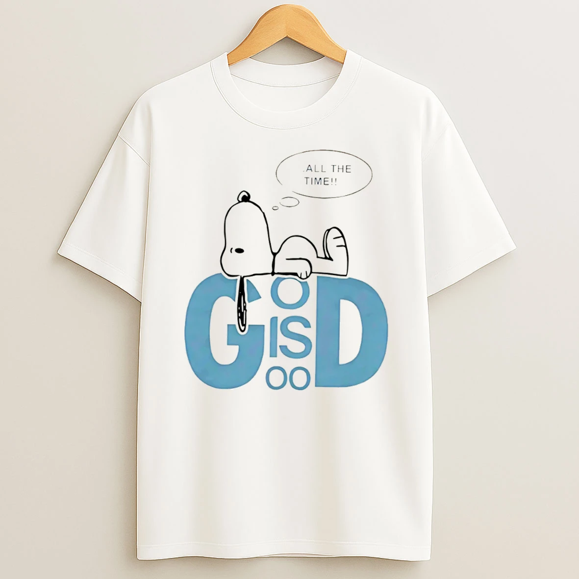 Officials Snoopy God Is Good All The Time Peanuts Tee Premium T Shirt Sweatshirt Hoodie