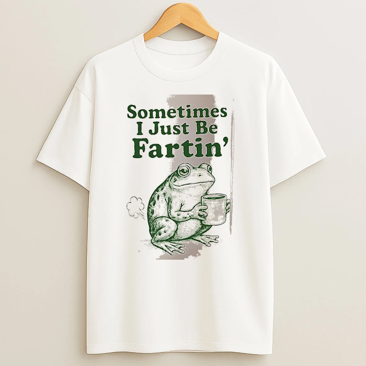Officials Sometimes I Just Be Fartin Frog White Premium T Shirt Sweatshirt Hoodie