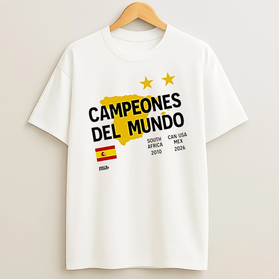 Officials Spain National Football Team Campeones Del Mundo 2010 South Africa 2026 World Cup Champions Premium T Shirt Sweatshirt Hoodie