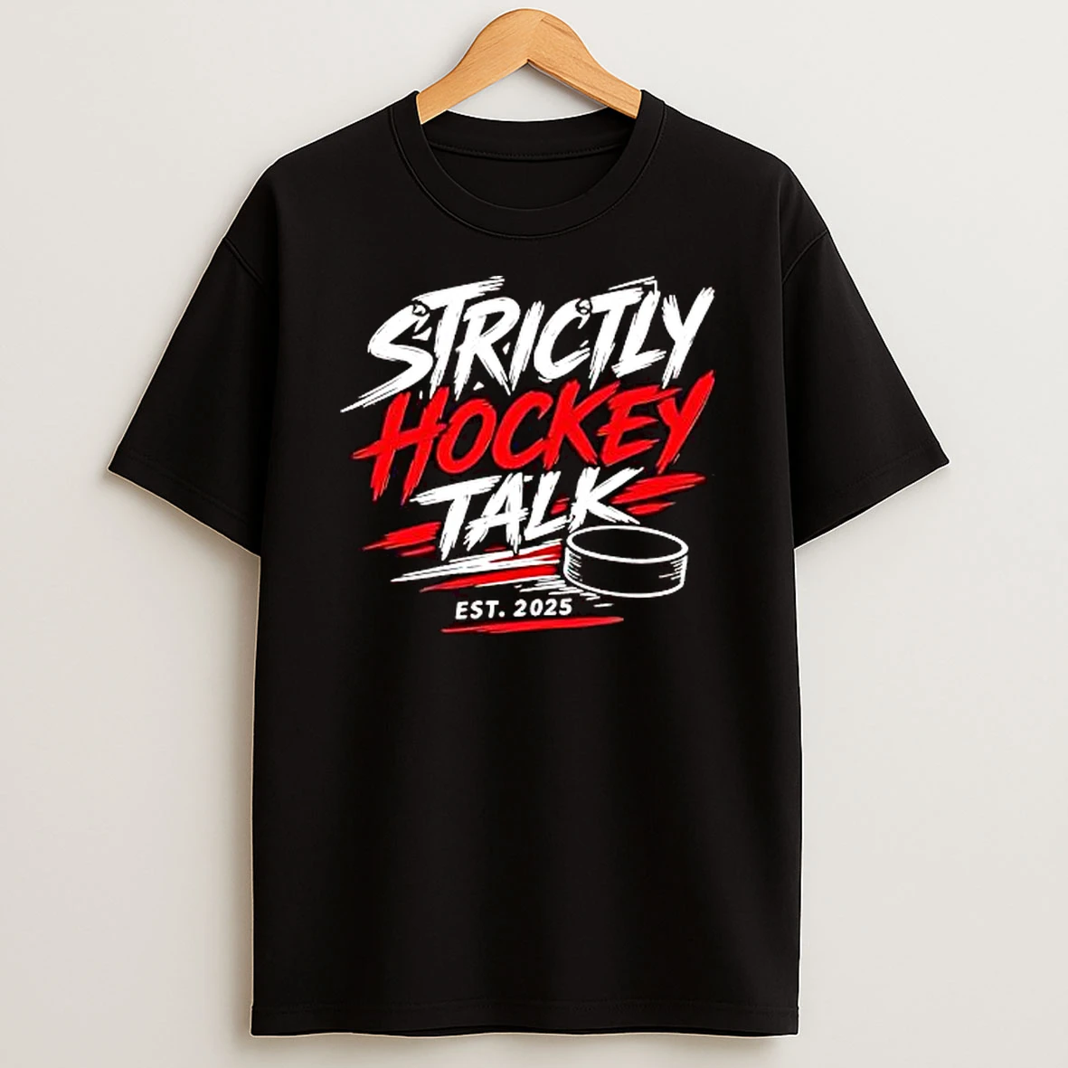 Officials Strictly Hockey Talk Logo Premium T Shirt Sweatshirt Hoodie