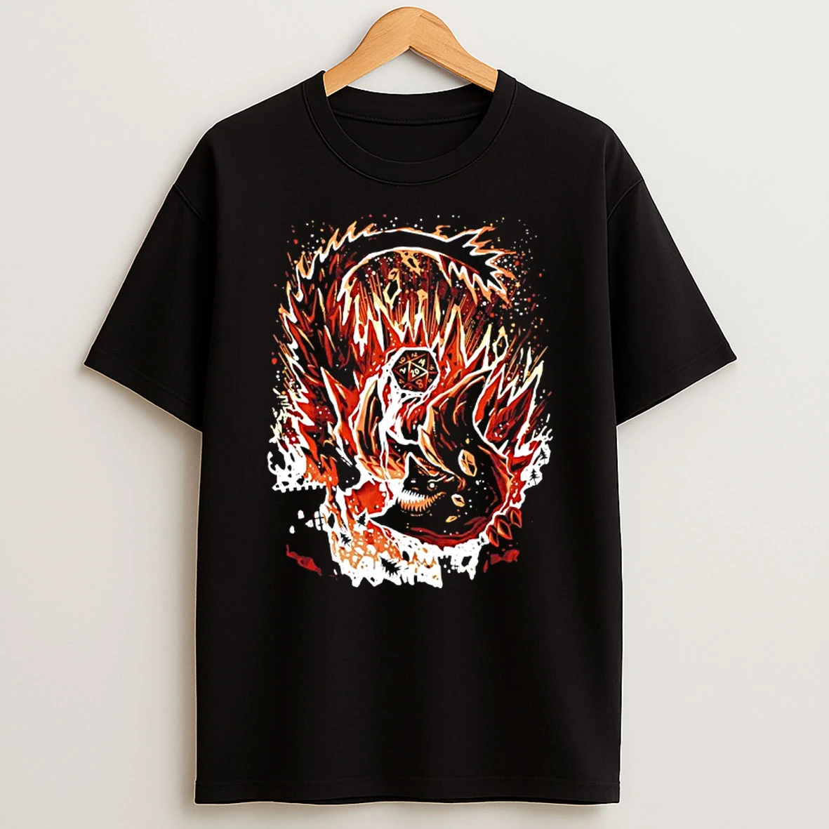 Officials Tarrasque Dungeons And Dragons Natural 20 Dice Monster Tabletop Roleplay Game Premium T Shirt Sweatshirt Hoodie
