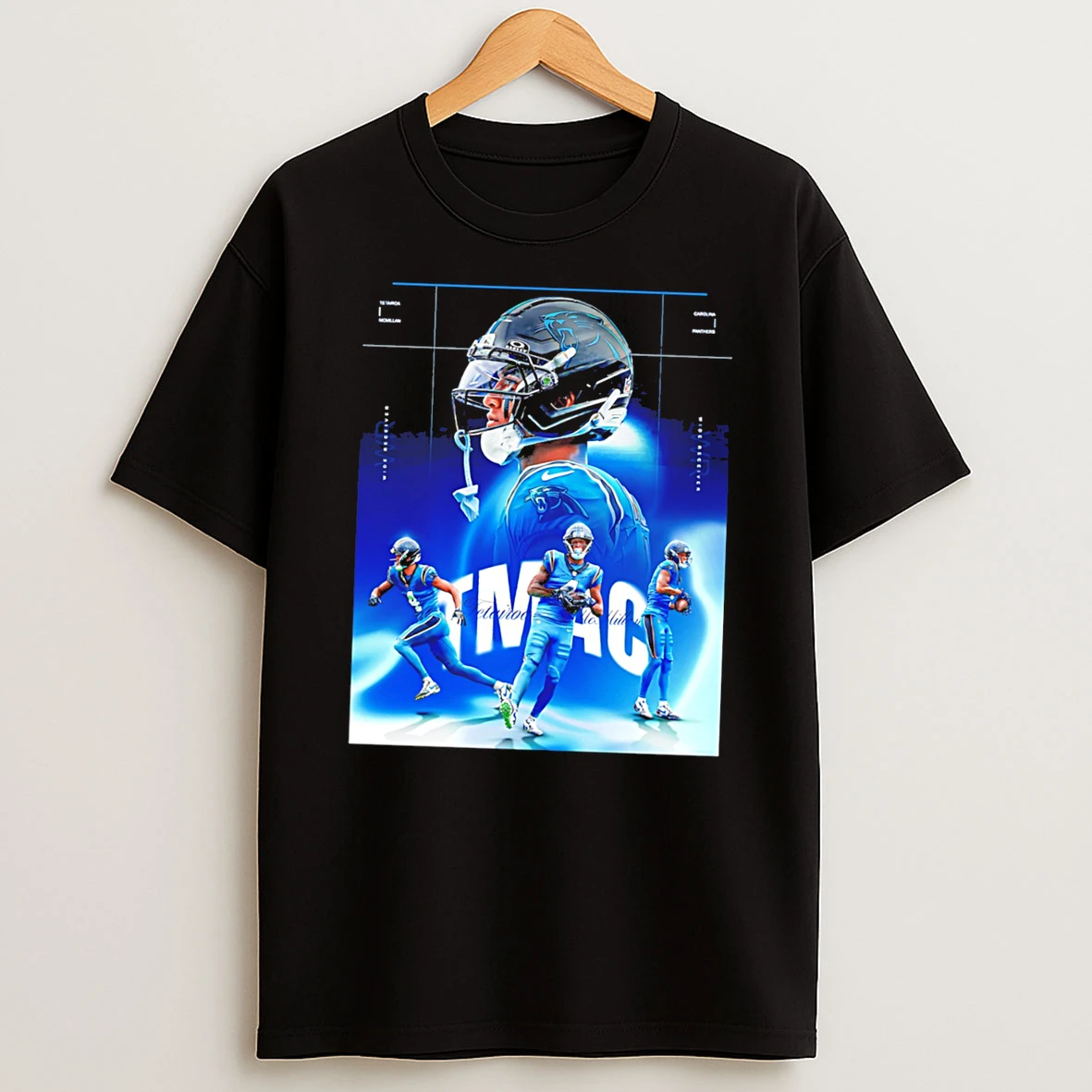 Officials Tetairoa Carolina Panthers No 4 Wide Receiver Tmac Tee Premium T Shirt Sweatshirt Hoodie