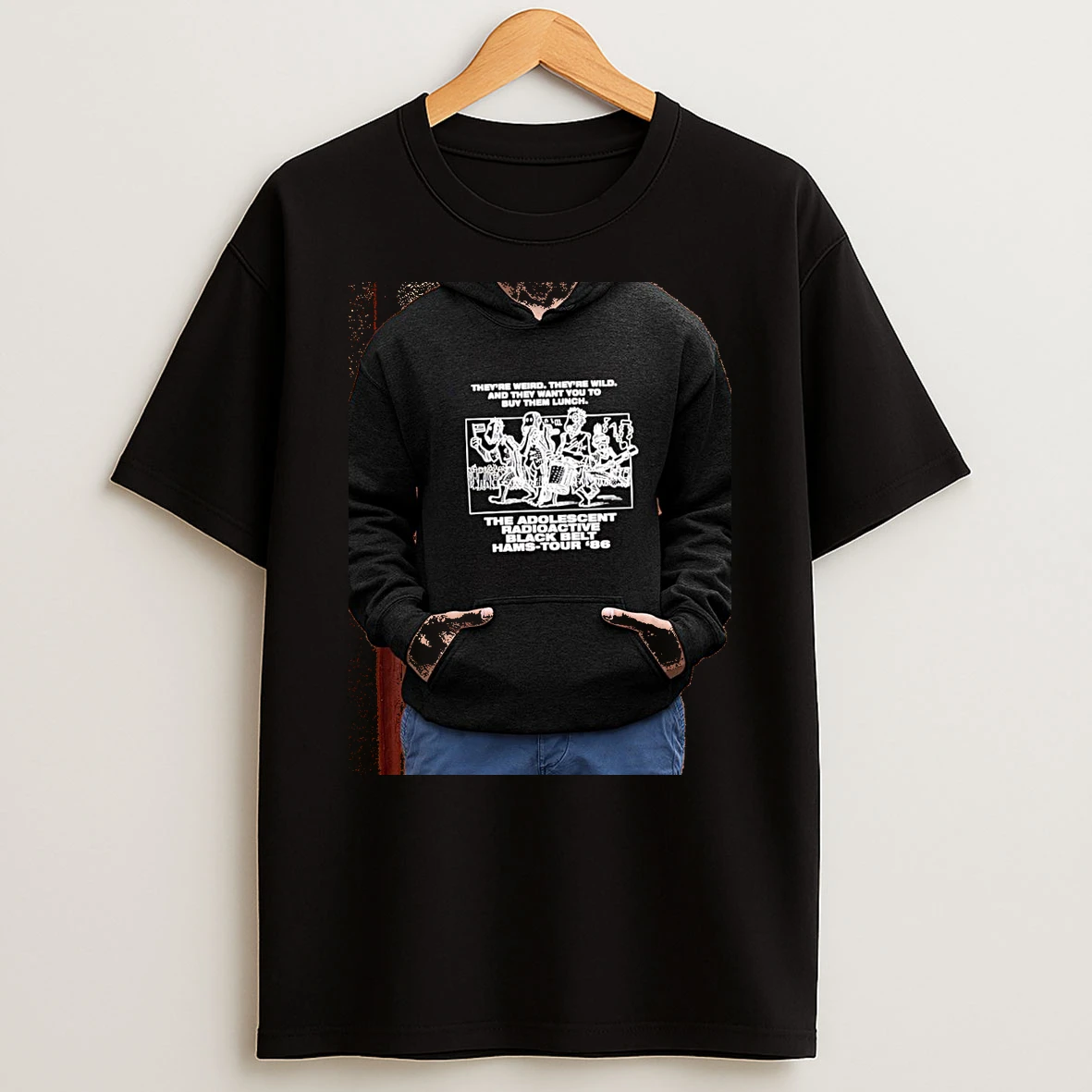 Officials The Adolescent Radioactive Black Belt Hams Tour 86 They Are Weird They Are Wild Premium T Shirt Sweatshirt Hoodie