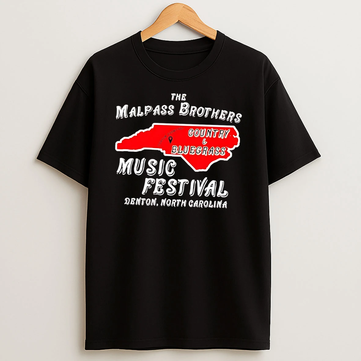 Officials The Malpass Brothers Country Bluegrass Music Festival Denton North Carolina Tee Premium T Shirt Sweatshirt Hoodie