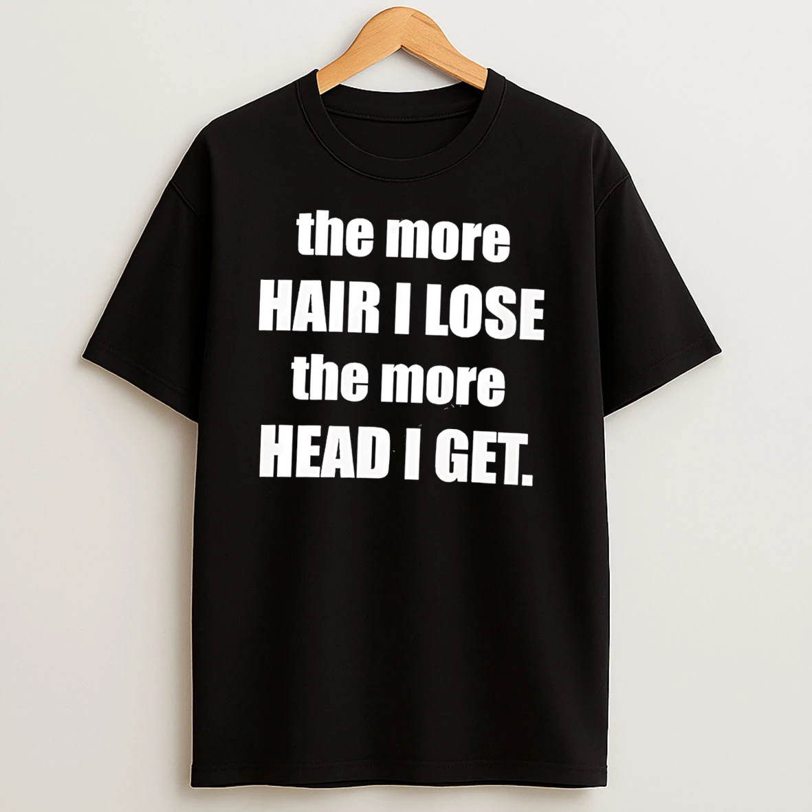 Officials The More Hair I Lose The More Head I Get Tee Premium T Shirt Sweatshirt Hoodie
