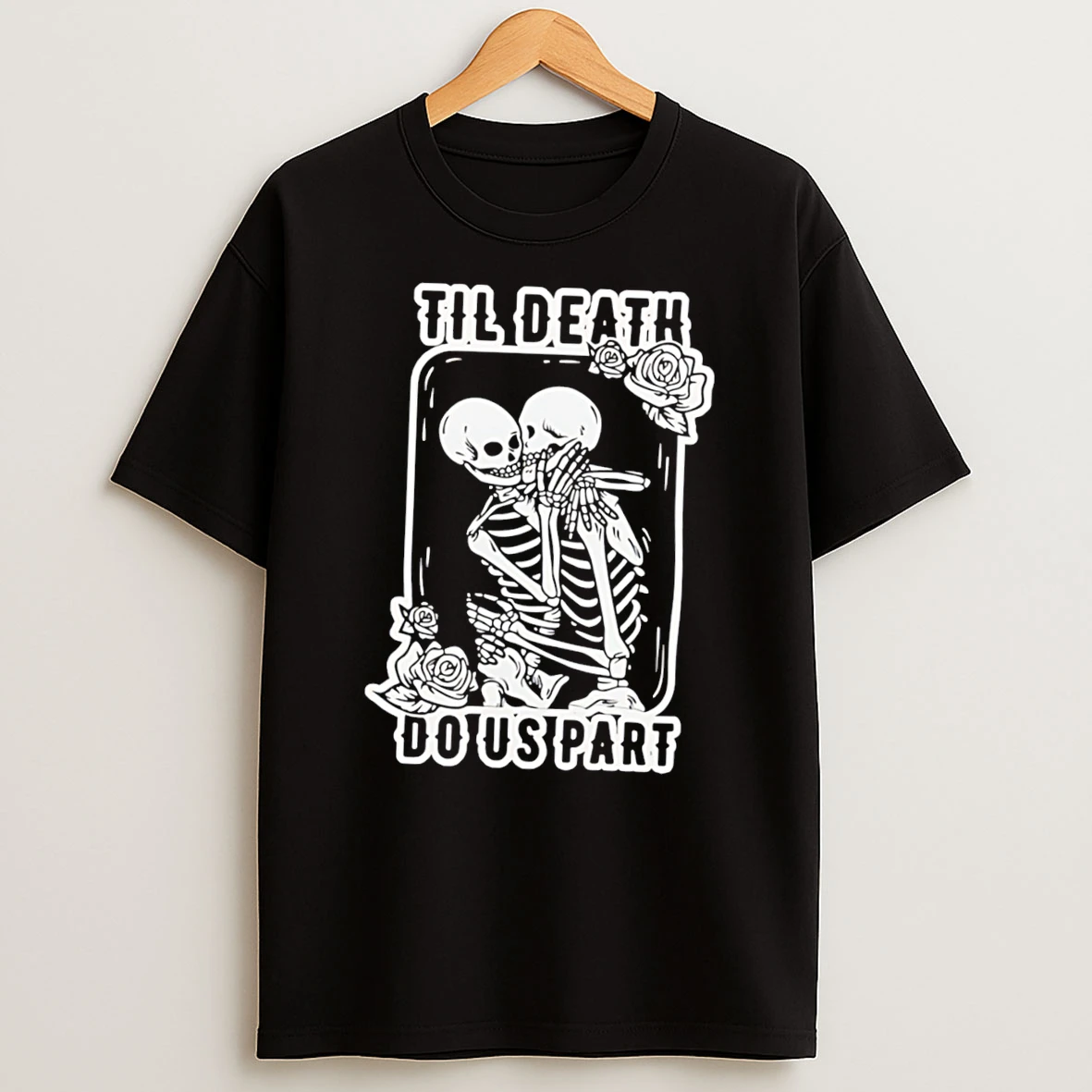 Officials Til Death Do Us Part Skeleton Lovers Tee Premium T Shirt Sweatshirt Hoodie