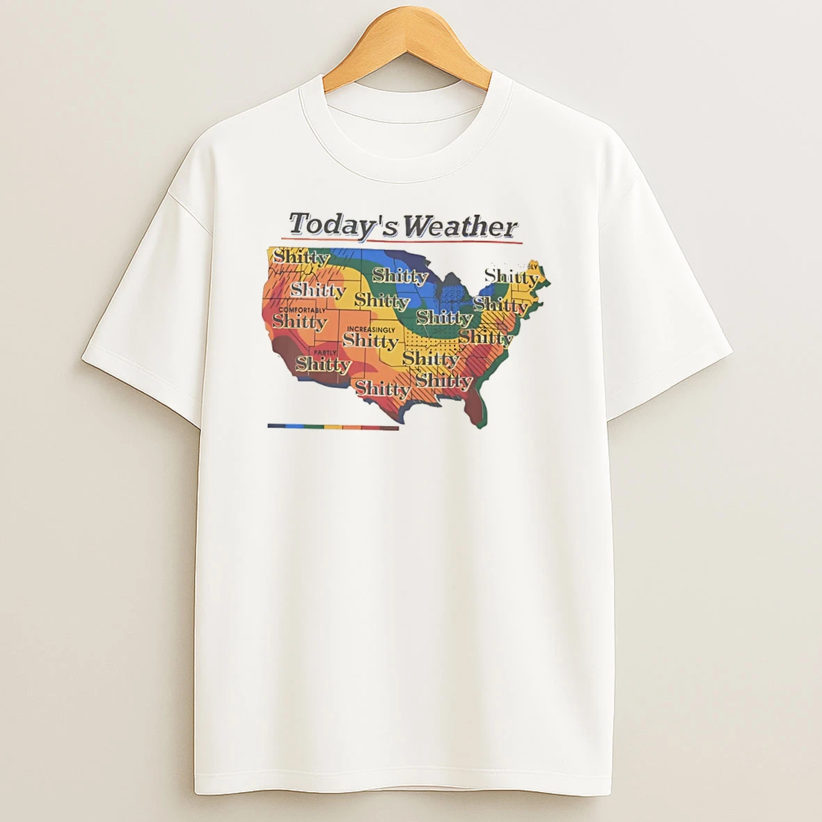 Officials Todays Weather Shitty Weather Tee Premium T Shirt Sweatshirt Hoodie