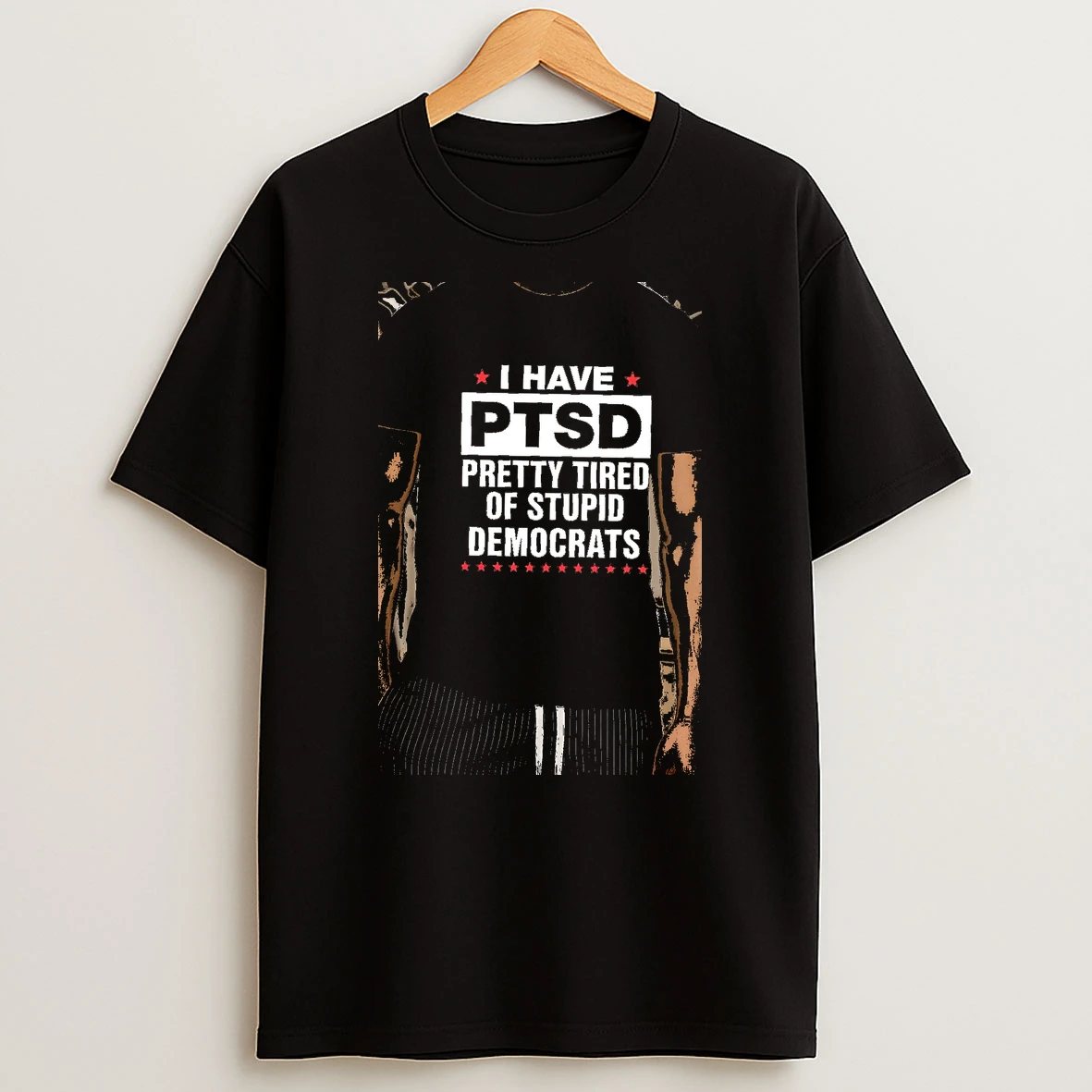 Officials Top I Have Ptsd Pretty Tired Of Stupid Democrats Political Premium T Shirt Sweatshirt Hoodie