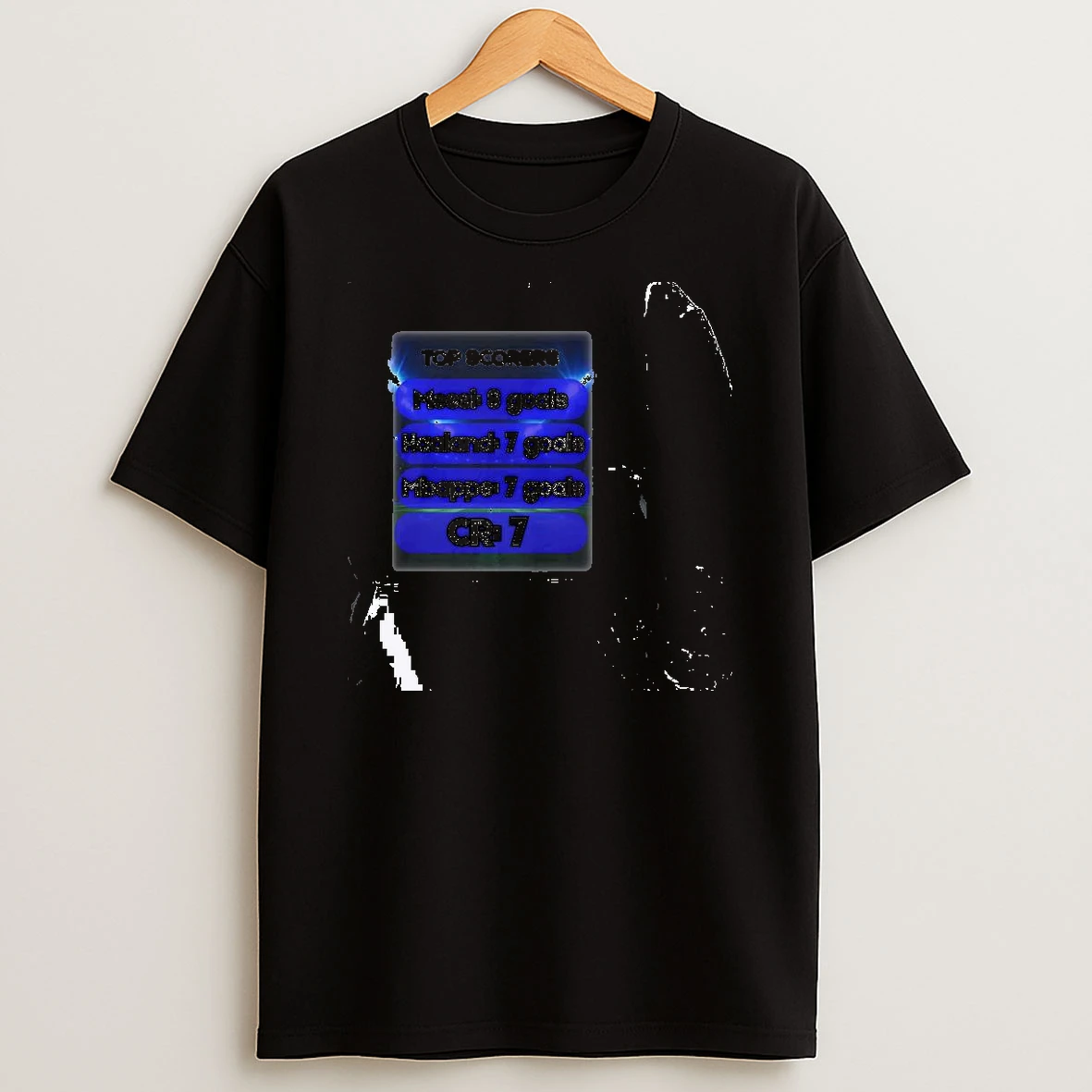Officials Top Scorers Messi 8 Goals Haaland 7 Goals Mbappe 7 Goals Cr 7 Premium T Shirt Sweatshirt Hoodie