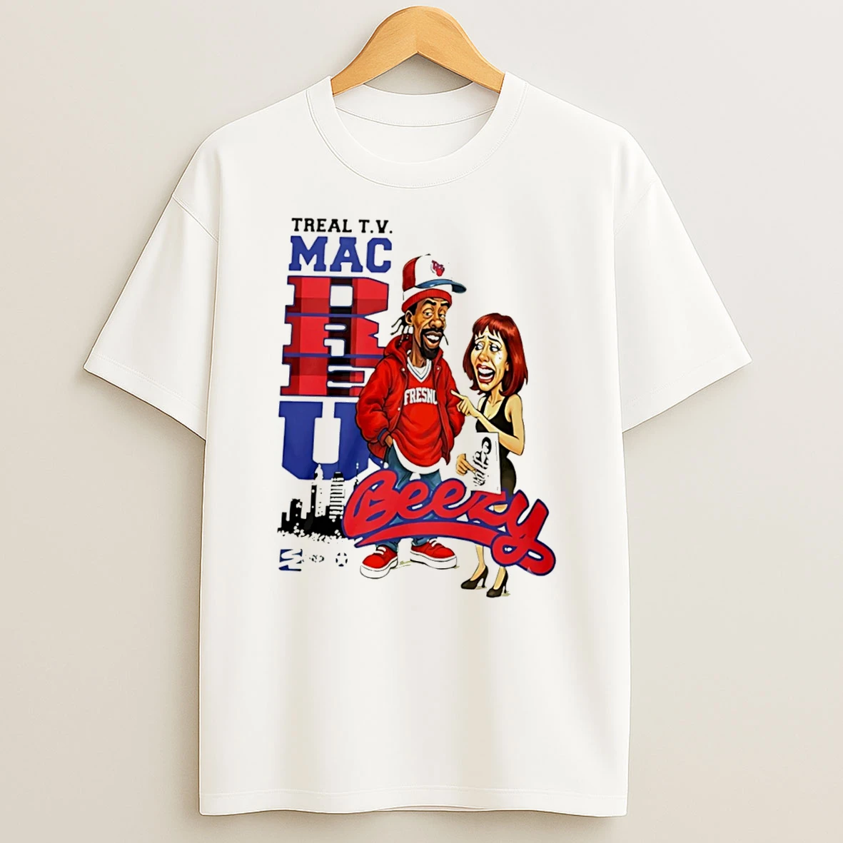 Officials Treal Tv Mac Dre U Beezy Tee Premium T Shirt Sweatshirt Hoodie