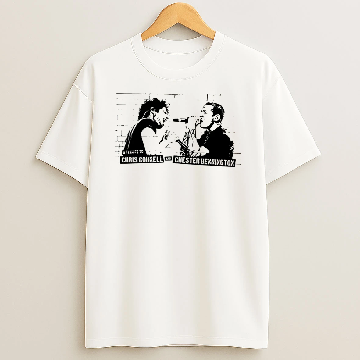 Officials Tribute Chris Cornell Chester Bennington Tee Premium T Shirt Sweatshirt Hoodie