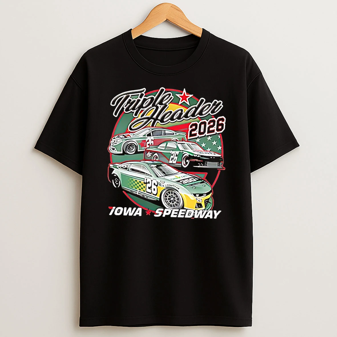 Officials Triple Header 2026 Iowa Speedway Nascar Tee Premium T Shirt Sweatshirt Hoodie