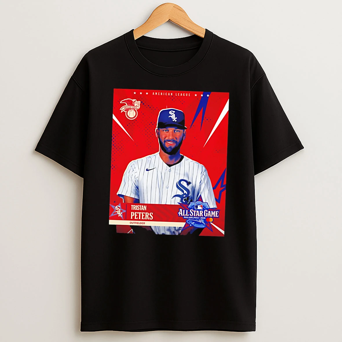 Officials Tristan Peters Chicago White Sox 2026 All Star Game Outfielder Tee Premium T Shirt Sweatshirt Hoodie
