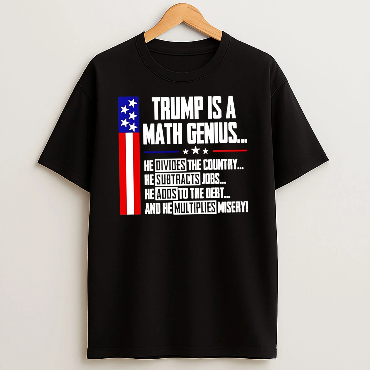Officials Trump Is A Math Genius T Premium T Shirt Sweatshirt Hoodie