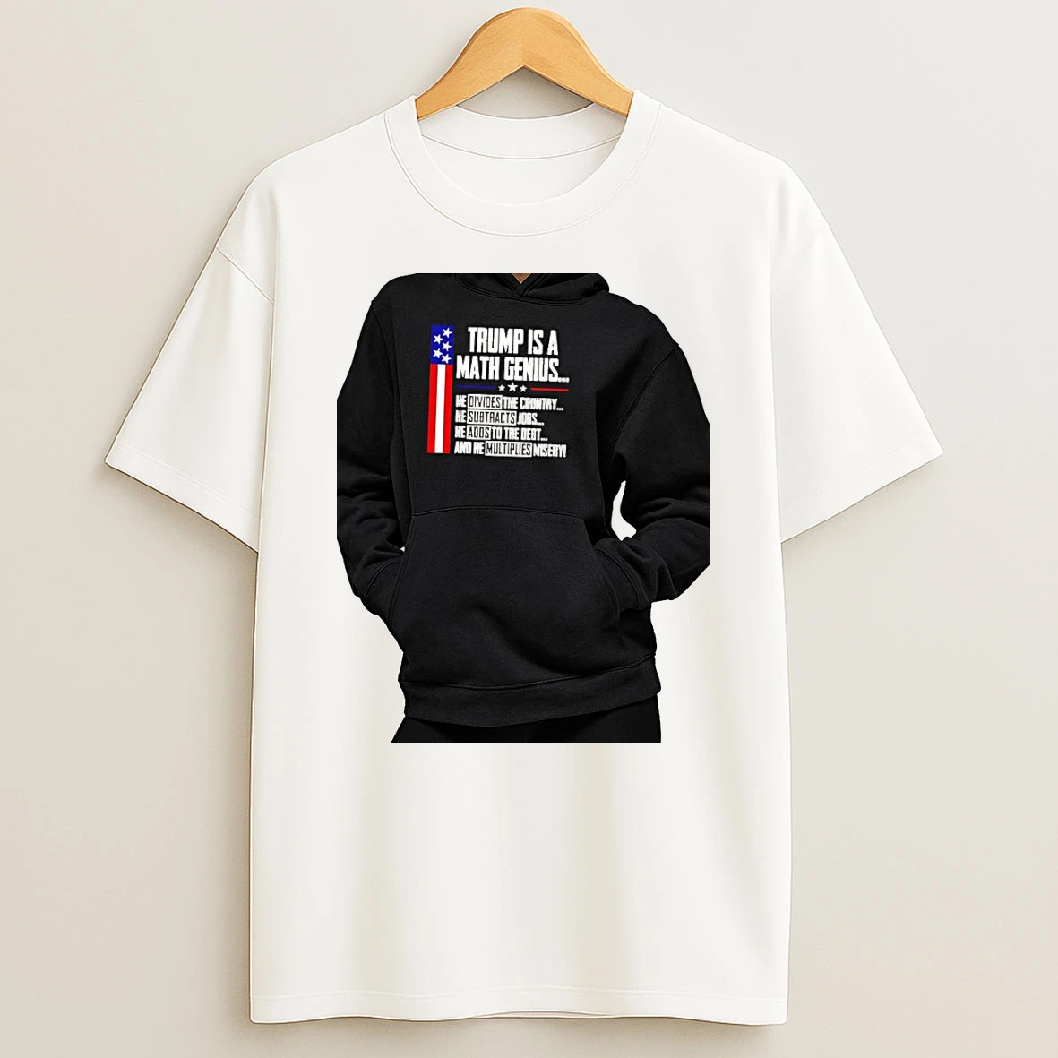 Officials Trump Is A Math Genius Premium T Shirt Sweatshirt Hoodie