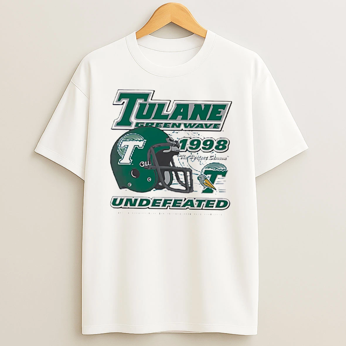 Officials Tulane Football 1998 Perfect Season Undefeated Vintage Tee Premium T Shirt Sweatshirt Hoodie
