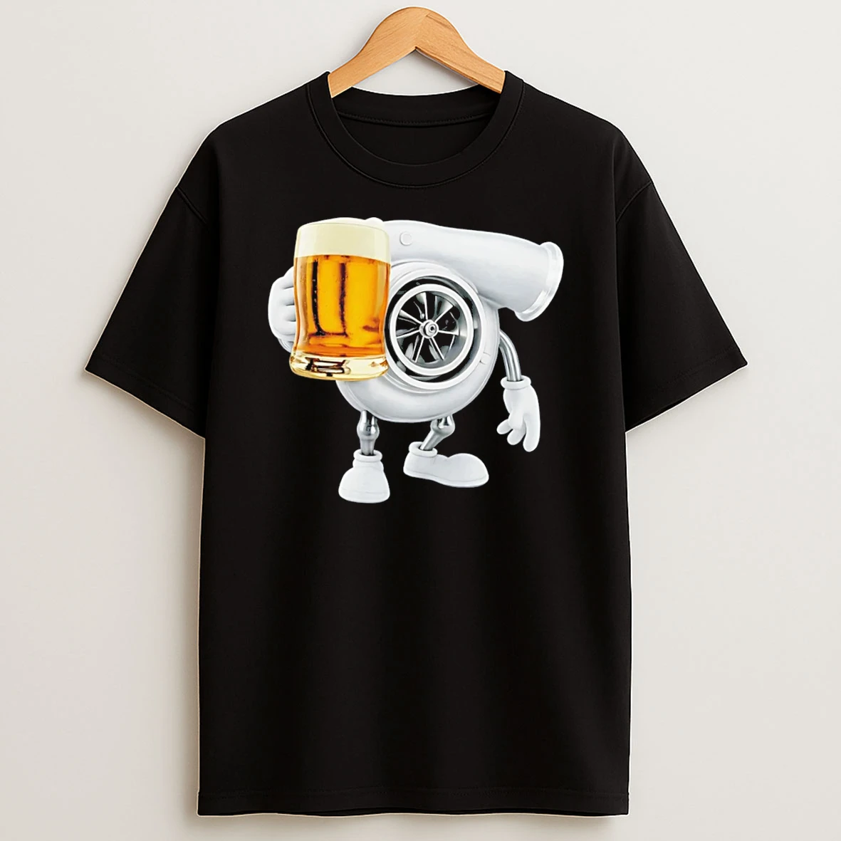 Officials Turbo With Beer Cartoon Tee Premium T Shirt Sweatshirt Hoodie