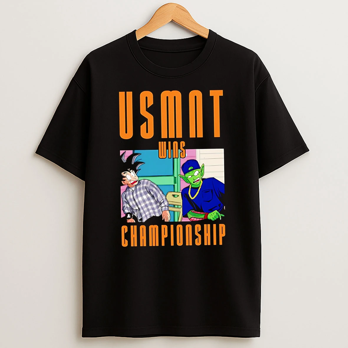 Officials Usmat Wins Championship Goku And Piccolo Premium T Shirt Sweatshirt Hoodie