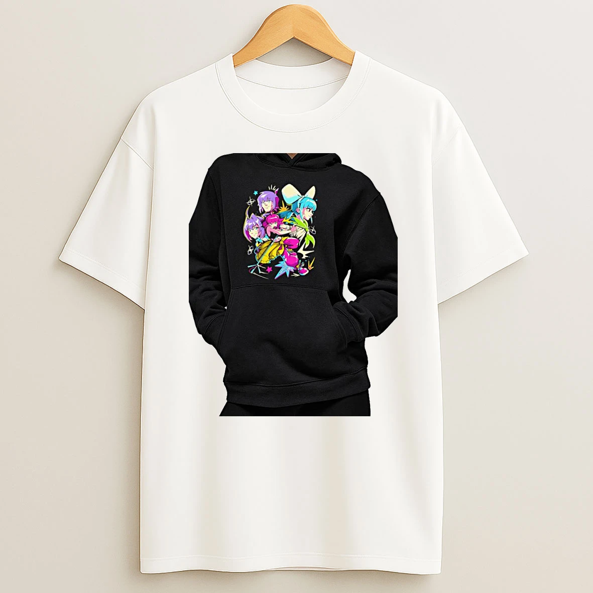 Officials Ulala Pudding Channel 5 Space And Neon Game Premium T Shirt Sweatshirt Hoodie