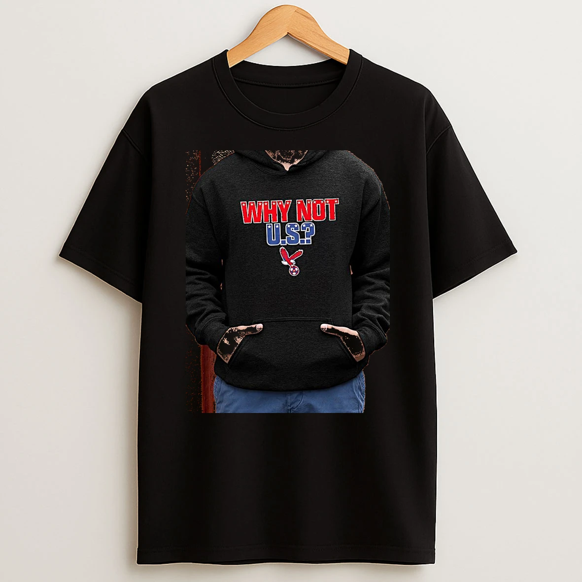 Officials United States Men National Soccer Team Usmnt Why Not Us Soccer Ball Eagle Premium T Shirt Sweatshirt Hoodie
