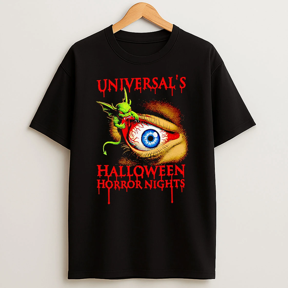 Officials Universals Halloween Horror Nights Eye Demon Premium T Shirt Sweatshirt Hoodie