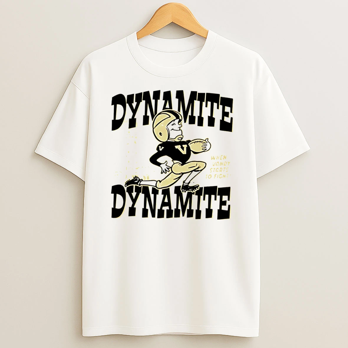 Officials Vanderbilt Football Dynamite When Vandy Stars To Fight Tee Premium T Shirt Sweatshirt Hoodie