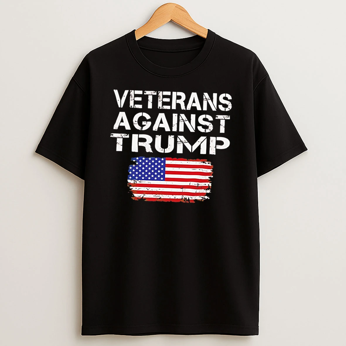 Officials Veterans Against Trump Usa Flag Tee Premium T Shirt Sweatshirt Hoodie