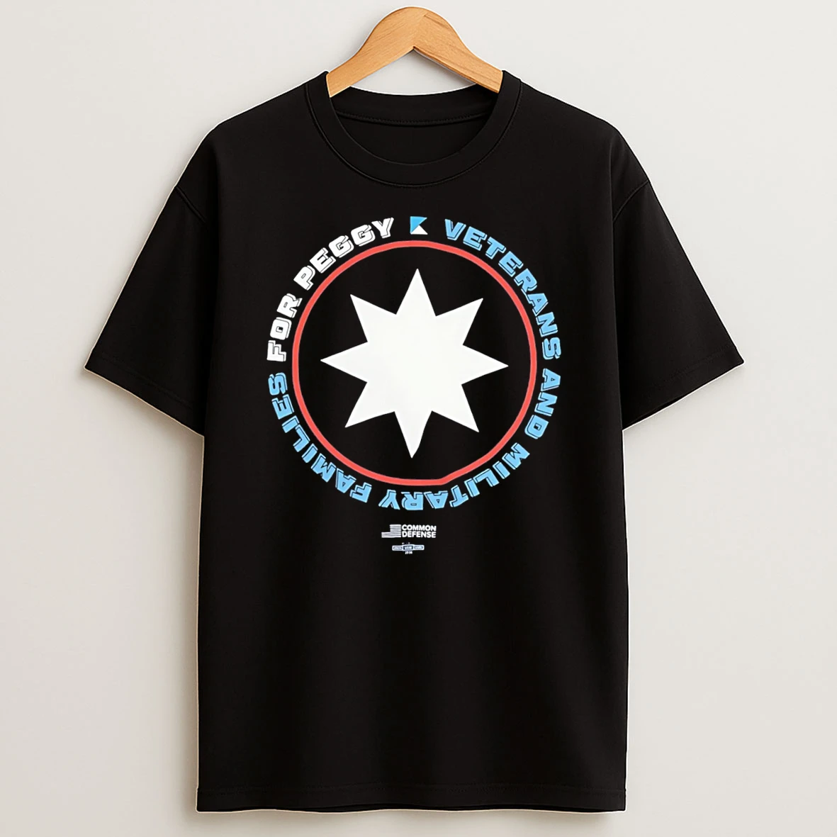 Officials Vets For Peggy Veterans And Military Families Common Defense Tee Premium T Shirt Sweatshirt Hoodie