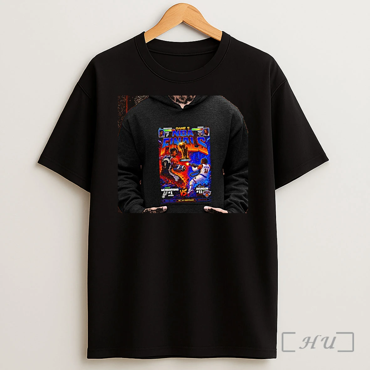Officials Victor Wembanyama San Antonio Spurs Vs Jalen Brunson New York Knicks Nba Finals 2026 Shirt