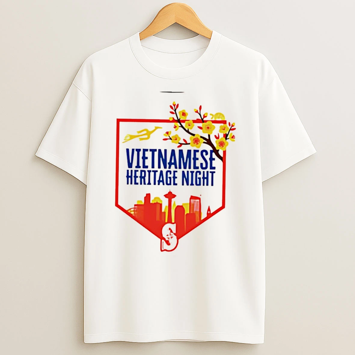 Officials Vietnamese Heritage Night Seattle Mariners 2026 Logo Tee Premium T Shirt Sweatshirt Hoodie
