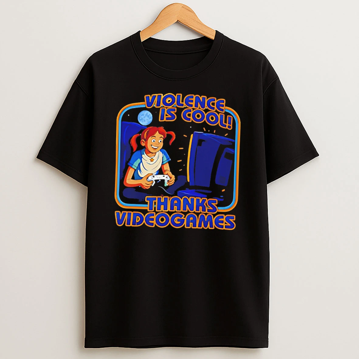 Officials Violence Is Cool Gta 6 Thanks Video Games Tee Premium T Shirt Sweatshirt Hoodie