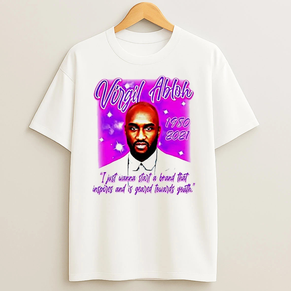 Officials Virgil Abloh 1980 2021 Tribute Quote Bootleg Premium T Shirt Sweatshirt Hoodie