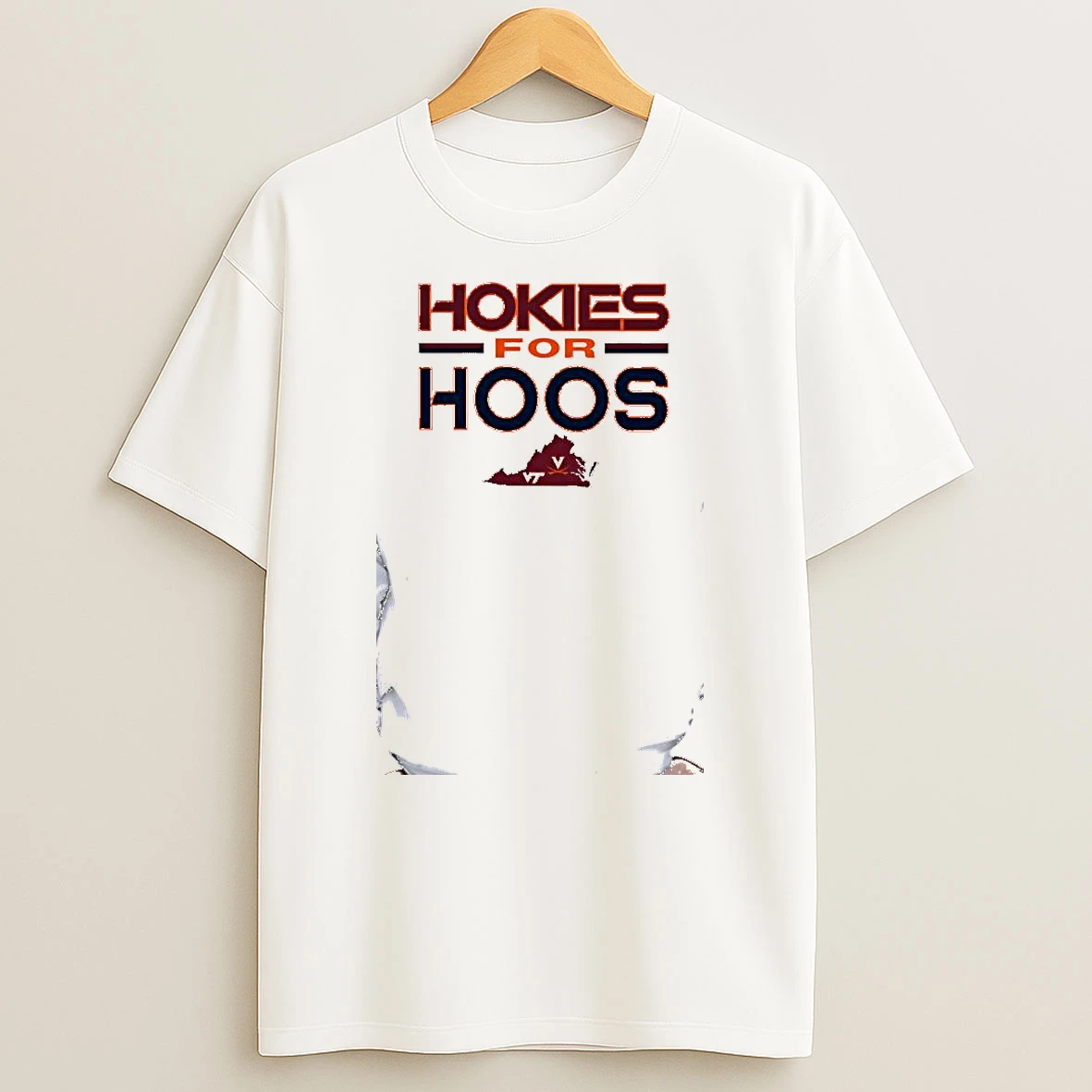 Officials Virginia Tech Hokies University Of Virginia Cavaliers Hokies For Hoos Premium T Shirt Sweatshirt Hoodie