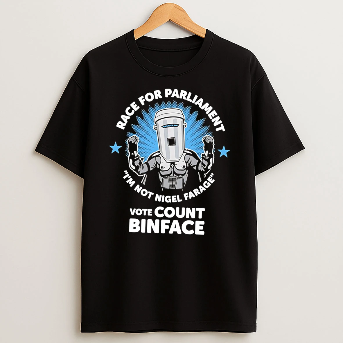 Officials Vote Count Binface Race For Parliament Im Not Nigel Farage Tee Premium T Shirt Sweatshirt Hoodie