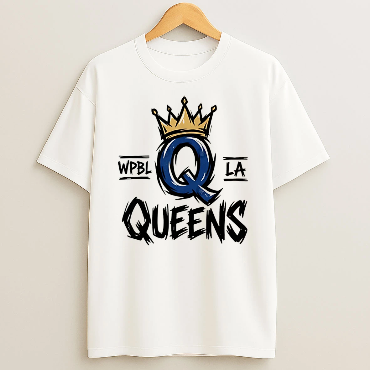 Officials Wpbl Q La Queens Womens Professional Basketball League Tee Premium T Shirt Sweatshirt Hoodie