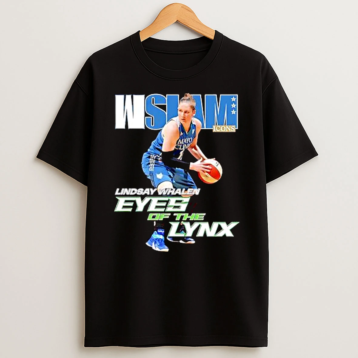Officials Wslam Icons Lindsay Whalen Basketball Eyes Of The Lynx Minnesota Lynx Premium T Shirt Sweatshirt Hoodie