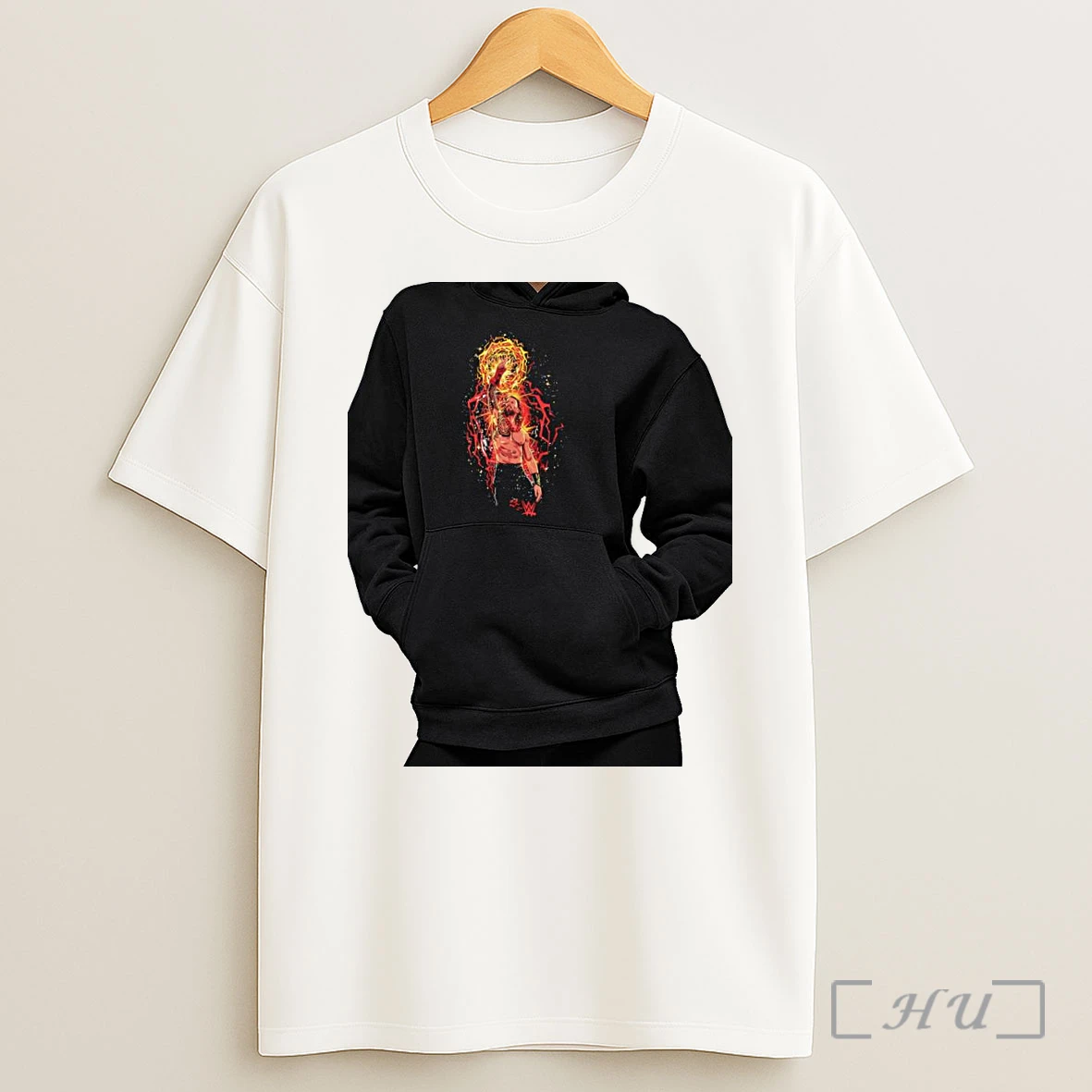 Officials Wwe Roman Reigns Cartoon Lighting Shirt