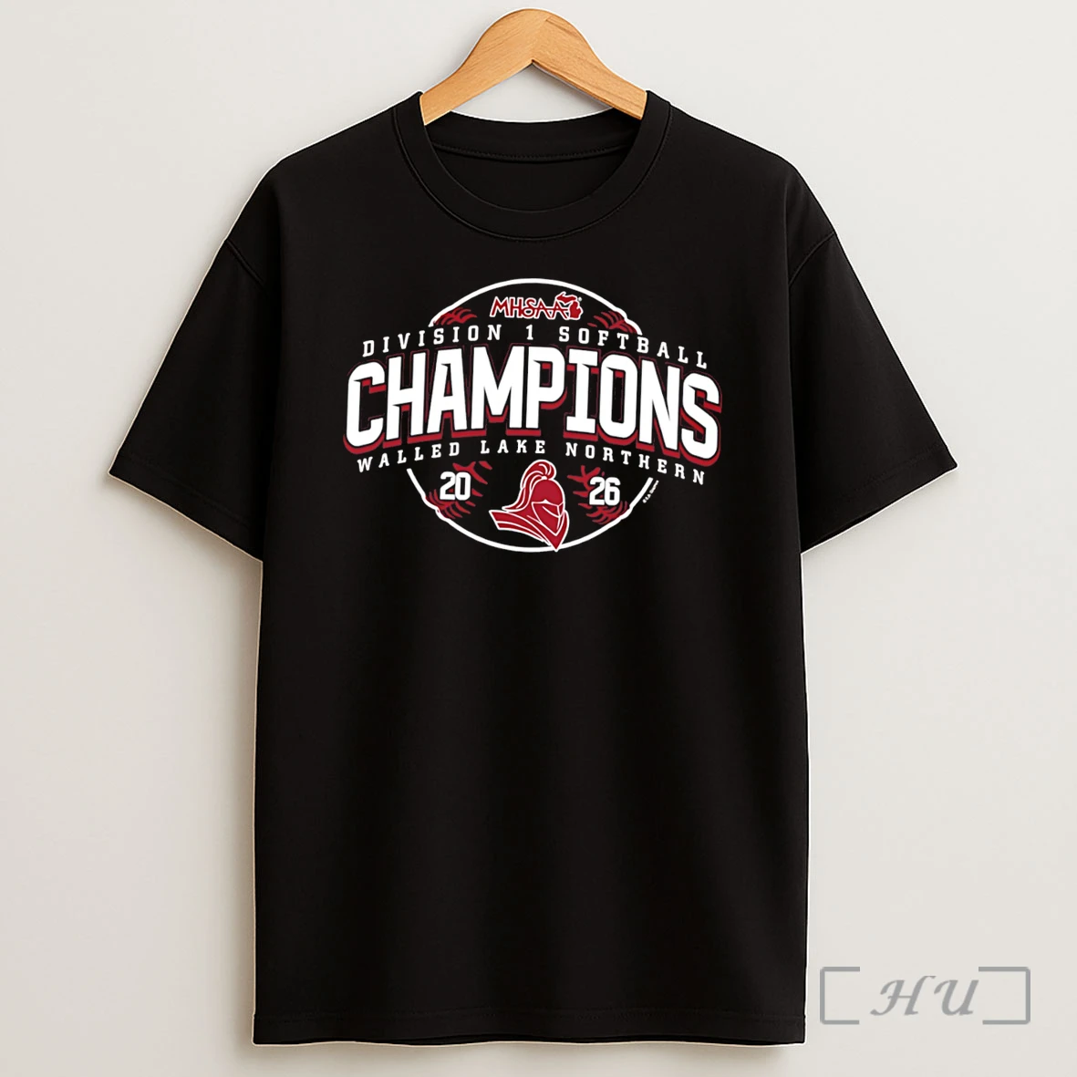 Officials Walled Lake Northern 2026 Mhsaa Softball D1 Champions Tee Shirt